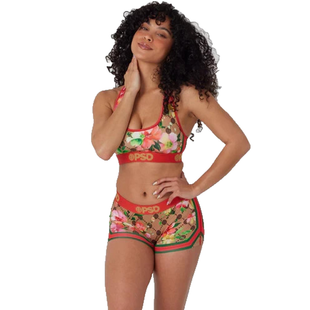 PSD UNDERWEAR Women Lavish Floral Boy Short Size: 5XL
